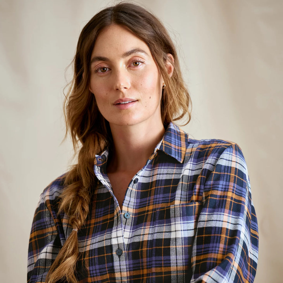 Perfect Flannel Boyfriend Shirt - Orvis New