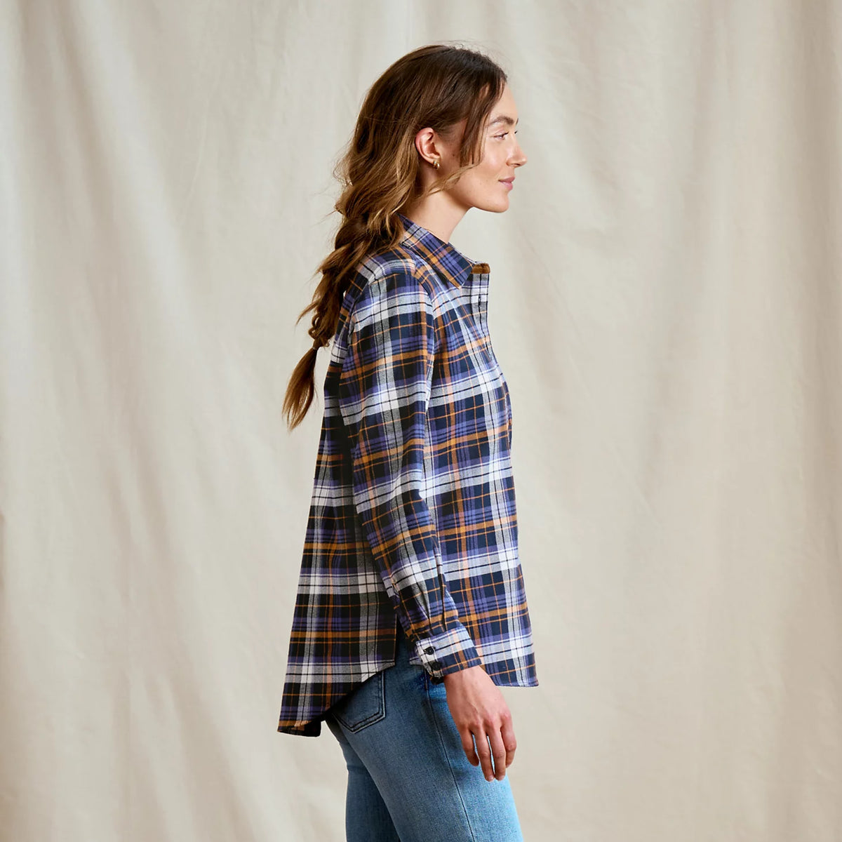 Perfect Flannel Boyfriend Shirt - Orvis New