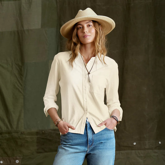 Women's Bromley Knit Button-Down Long-Sleeve Shirt - Orvis Best Seller