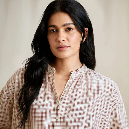 Women's Sunderland Brushed Twill Long-Sleeve Top - Orvis Quality