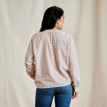 Women's Sunderland Brushed Twill Long-Sleeve Top - Orvis Quality