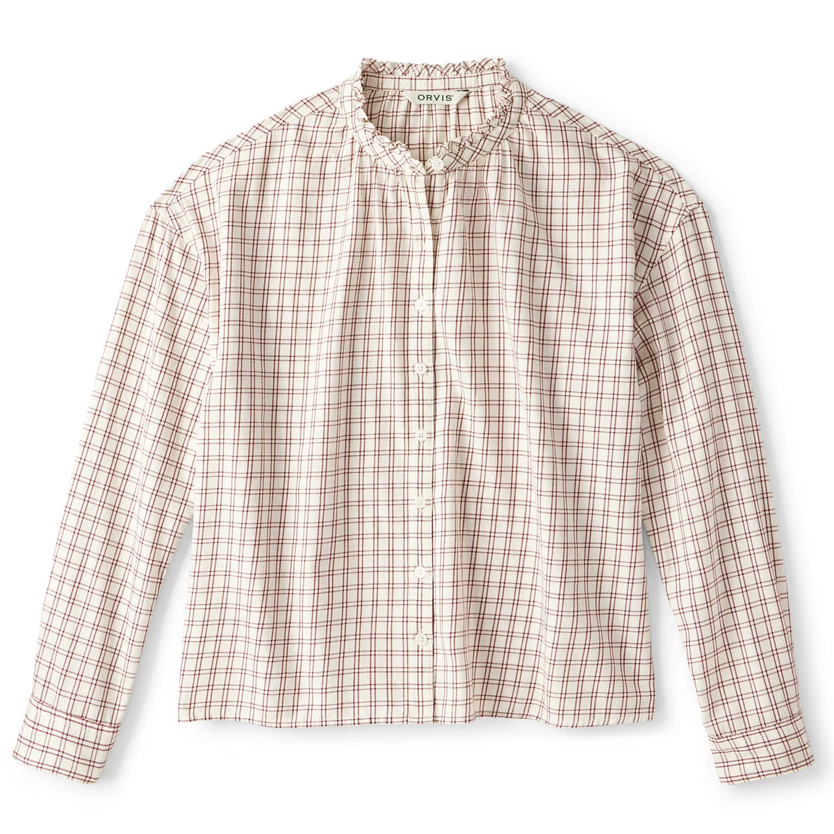 Women's Sunderland Brushed Twill Long-Sleeve Top - Orvis Quality