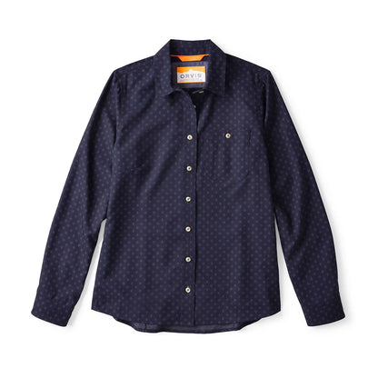Women's Tech Chambray Long-Sleeve Work Shirt - Orvis New