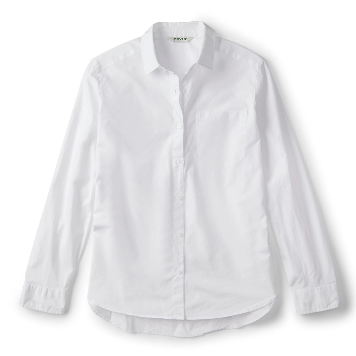 Women's Heritage Poplin Garment-Dyed Long-Sleeve Shirt - Orvis Deals