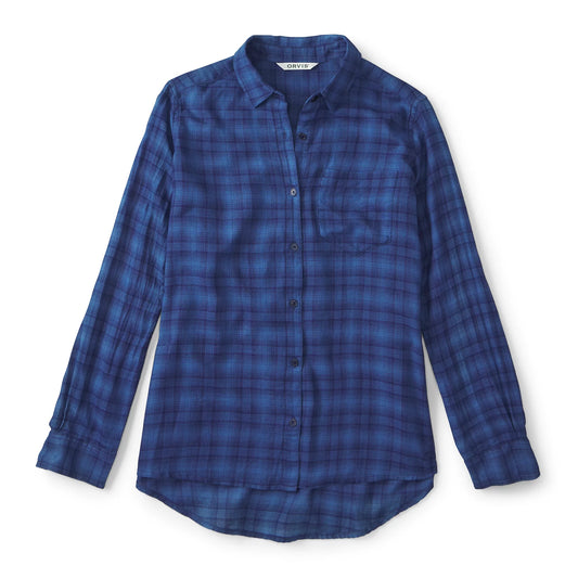 Everyday Lightweight Plaid Long-Sleeve Boyfriend Shirt - Orvis Top Pick