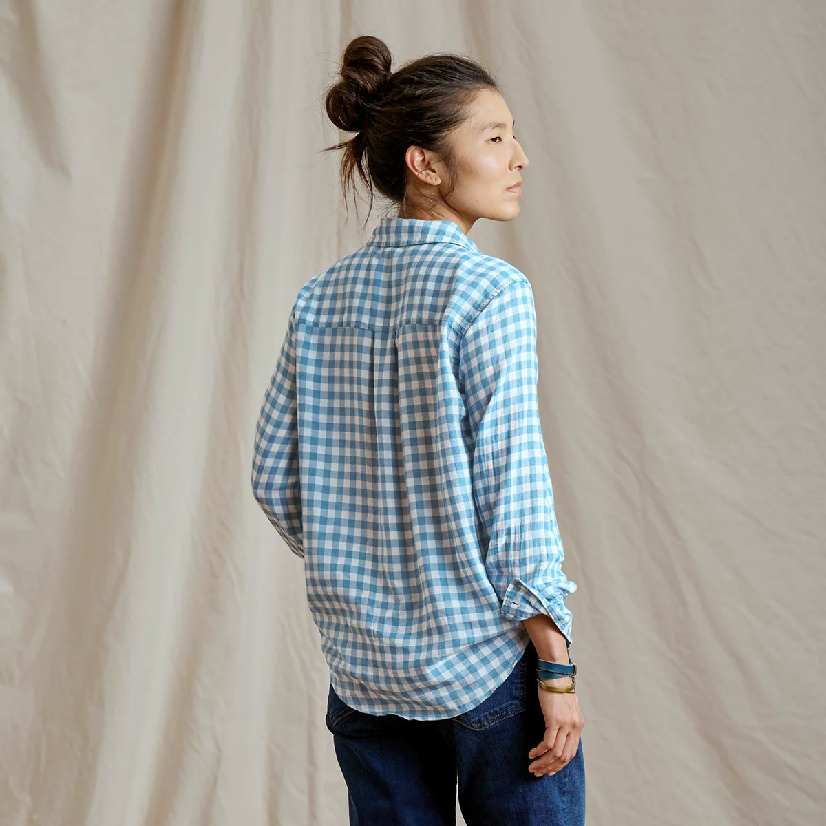 Everyday Lightweight Plaid Long-Sleeve Boyfriend Shirt - Orvis Top Pick