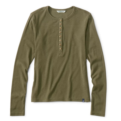 Ribbed Henley Long-Sleeve Tee - Orvis Recommended