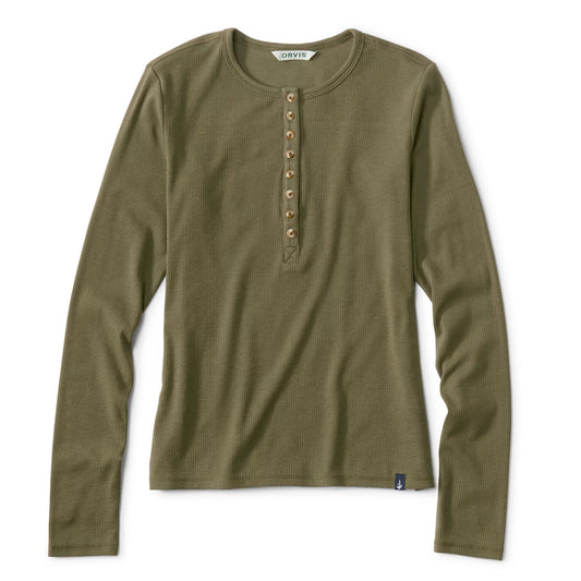 Ribbed Henley Long-Sleeve Tee - Orvis Recommended