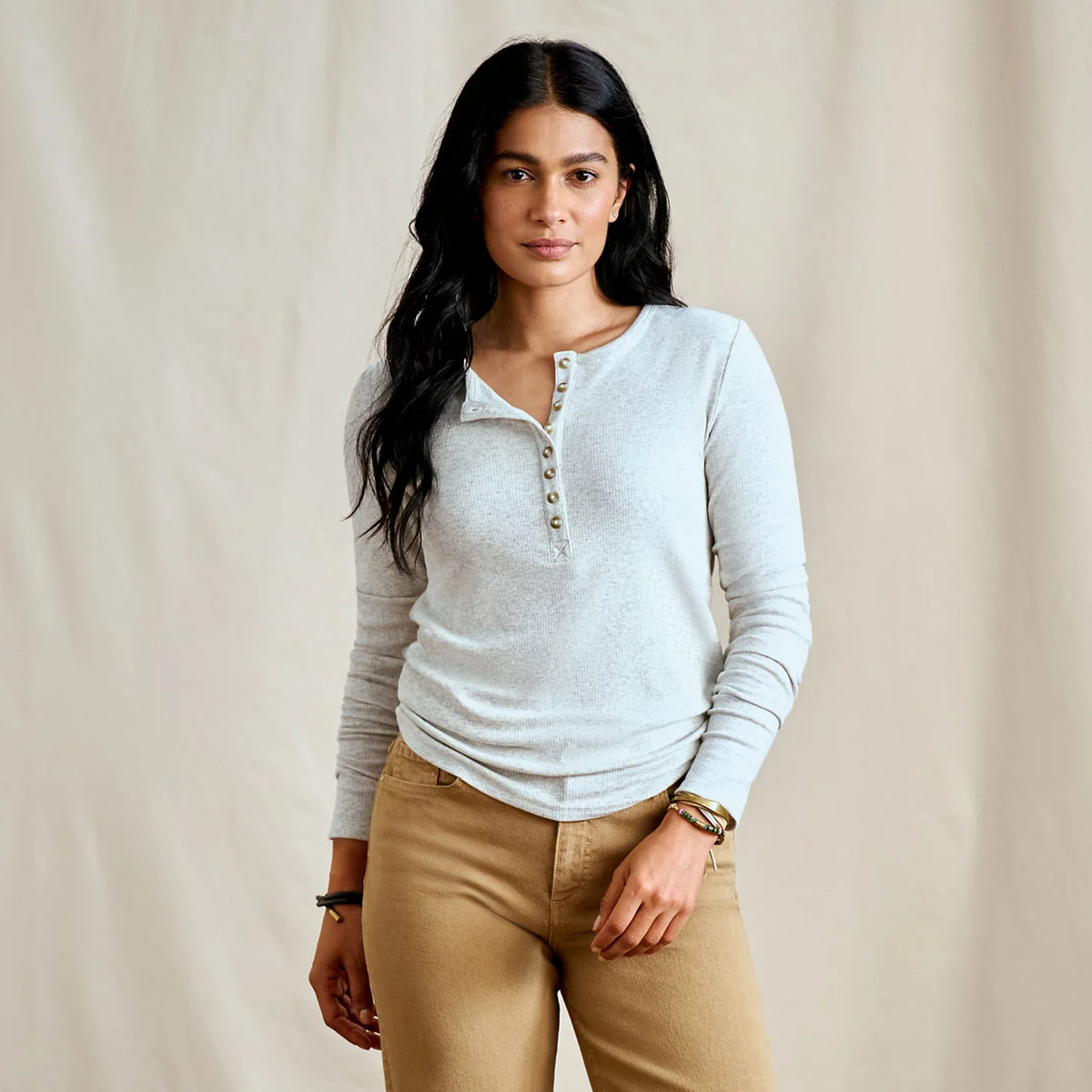 Ribbed Henley Long-Sleeve Tee - Orvis Recommended
