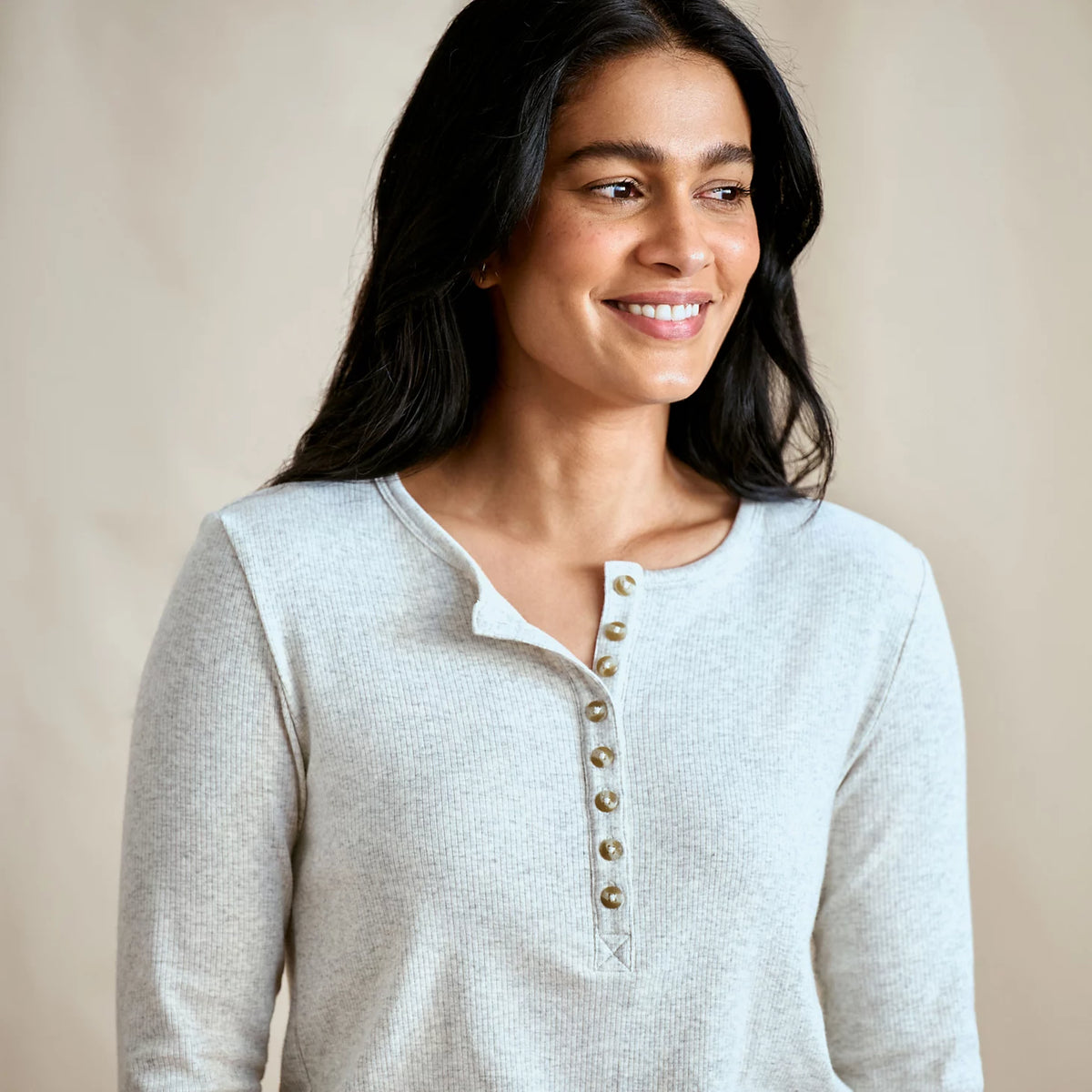 Ribbed Henley Long-Sleeve Tee - Orvis Recommended