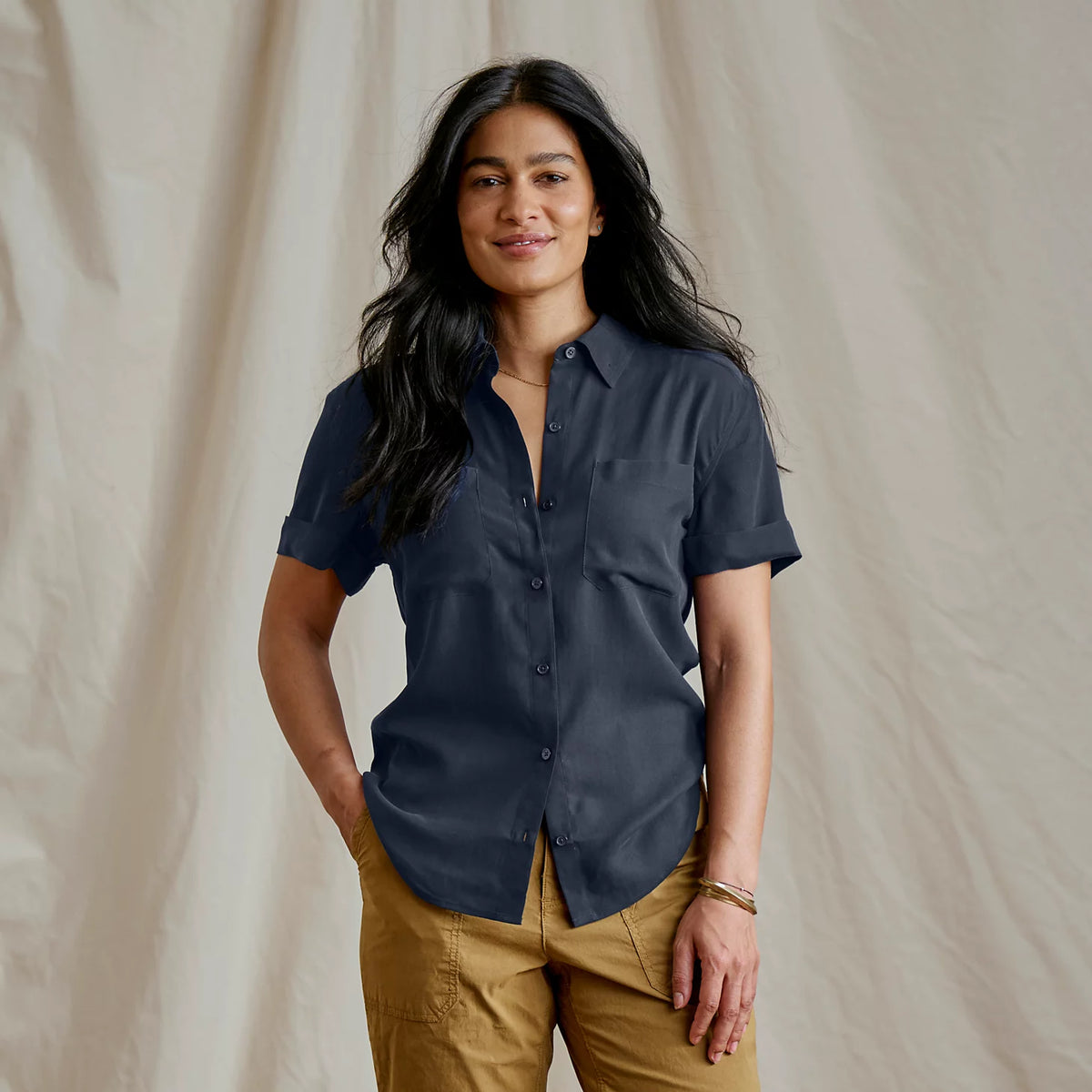 Washable Silk Short-Sleeve Camp Shirt - Orvis Recommended