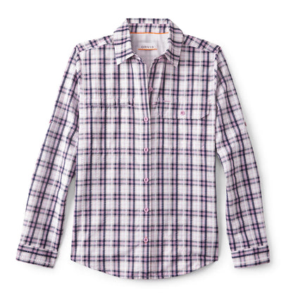 Women's Open Air Caster Plaid Long-Sleeve Shirt - Orvis Exclusive