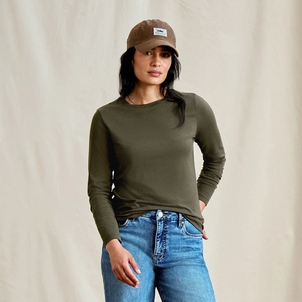 Perfect Long-Sleeve Crew - Orvis Everyday