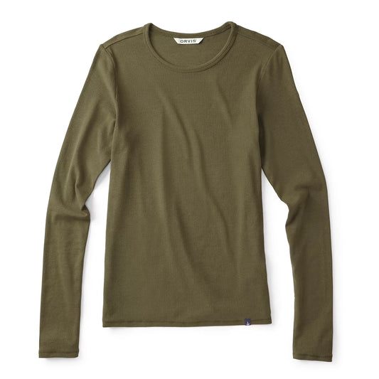 Ribbed Long-Sleeve Crew - Orvis Everyday