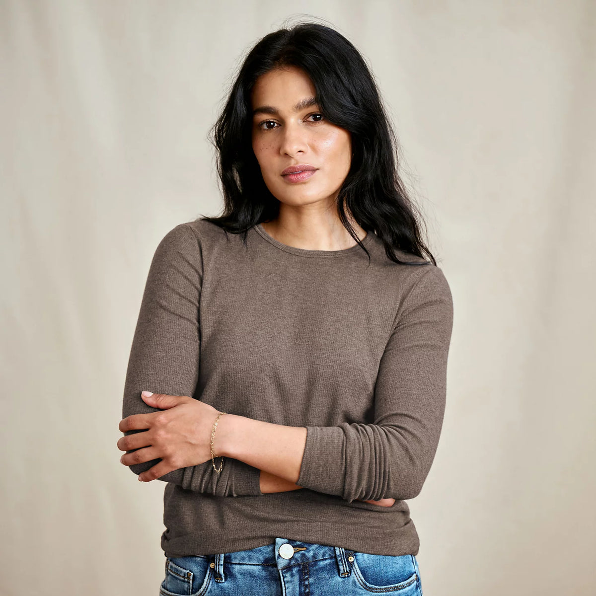 Ribbed Long-Sleeve Crew - Orvis Everyday