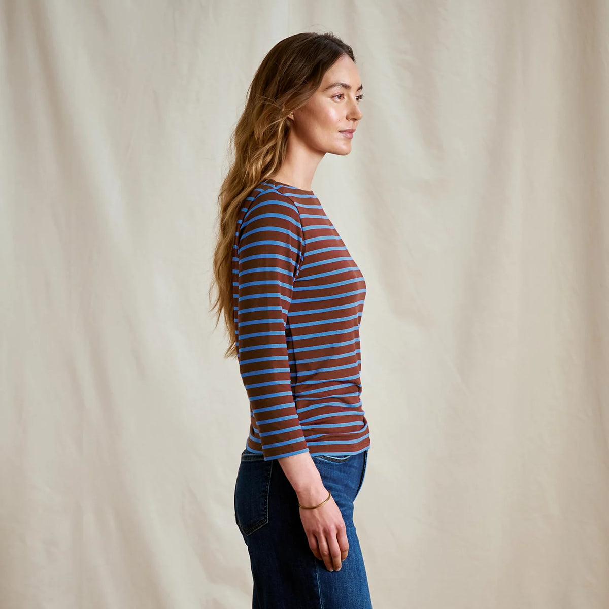 Perfect 3/4-Sleeve Boatneck Tee - Orvis Quality