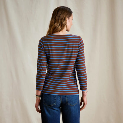 Perfect 3/4-Sleeve Boatneck Tee - Orvis Quality