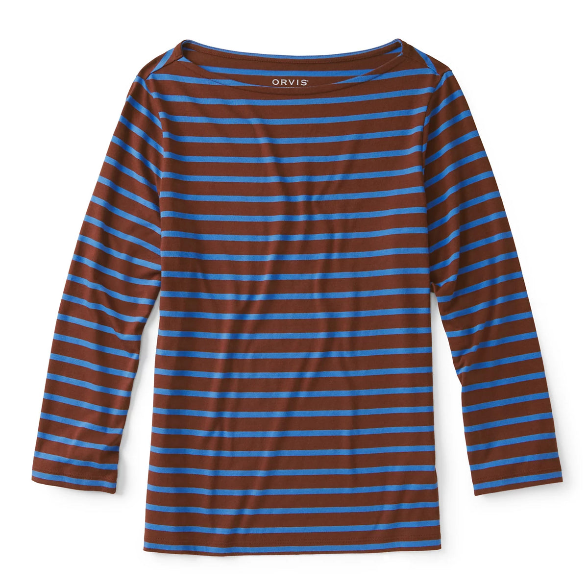 Perfect 3/4-Sleeve Boatneck Tee - Orvis Quality