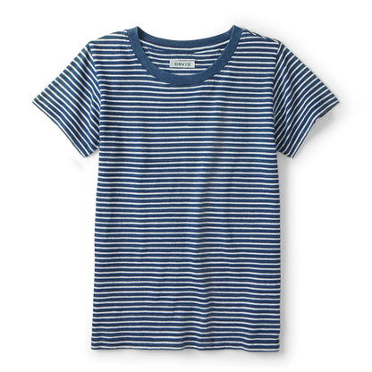 Women's Indigo Striped Short-Sleeve Tee - Orvis Deals