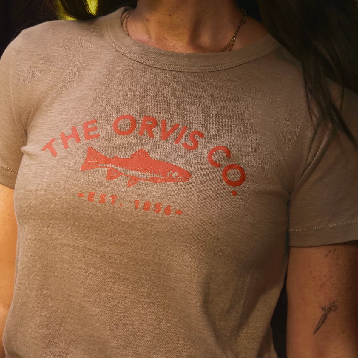 Bromley Slub Graphic Crewneck Tee - Orvis New