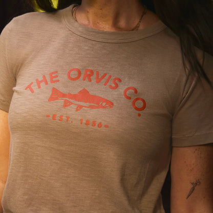 Bromley Slub Graphic Crewneck Tee - Orvis New