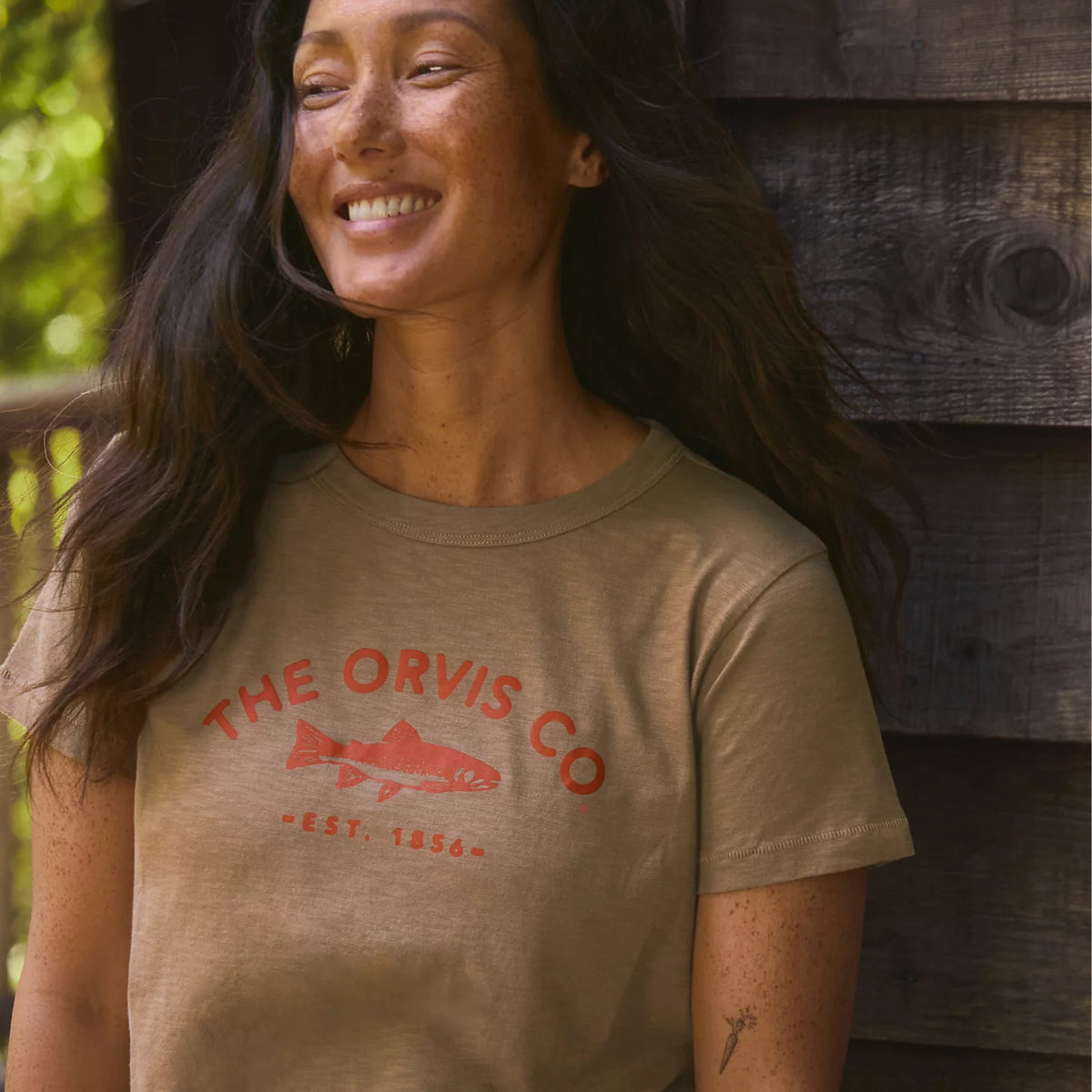 Bromley Slub Graphic Crewneck Tee - Orvis New