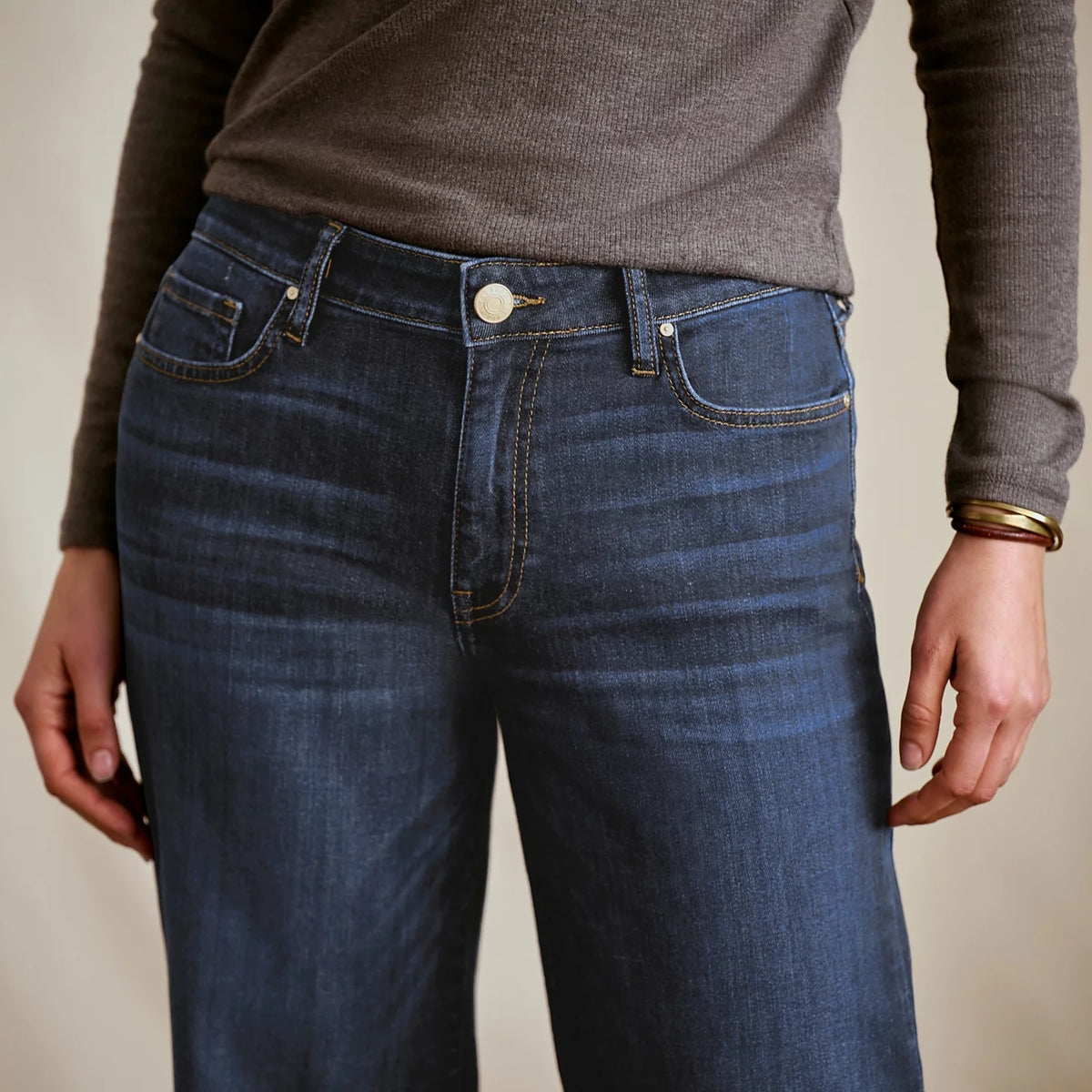 Kut from the Kloth® Charlotte Denim Wide-Leg Cropped Jeans - Orvis Sale