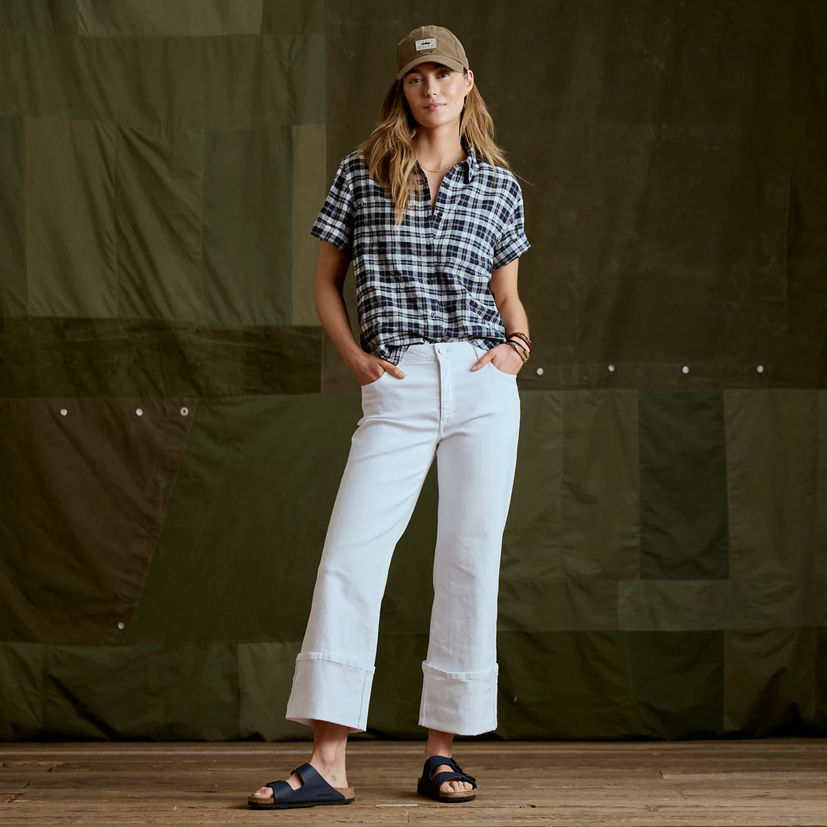 Kut from the Kloth® Charlotte High-Rise Wide-Leg Cuffed Jeans - Orvis Recommended