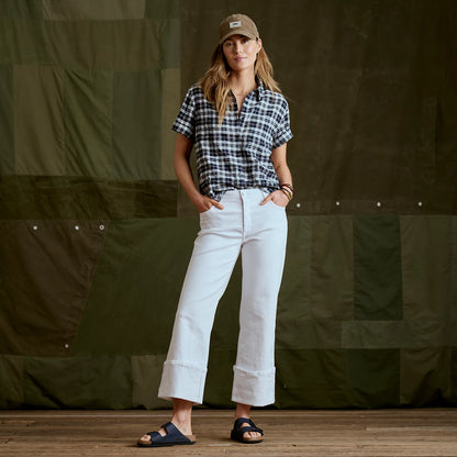 Kut from the Kloth® Charlotte High-Rise Wide-Leg Cuffed Jeans - Orvis Recommended