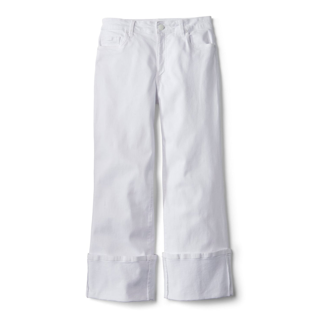 Kut from the Kloth® Charlotte High-Rise Wide-Leg Cuffed Jeans - Orvis Recommended