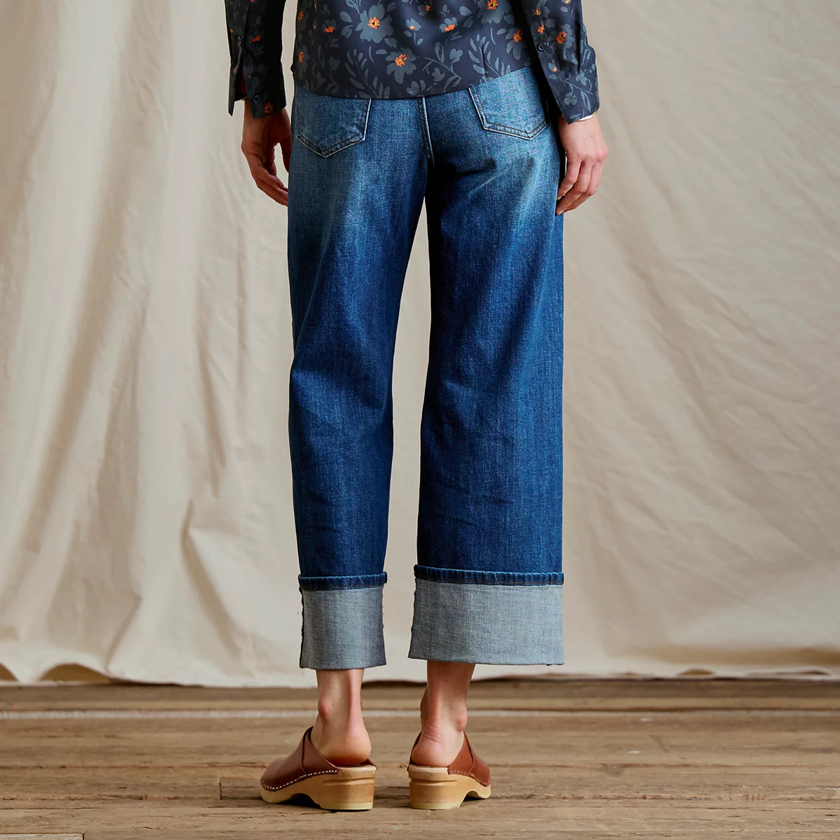Kut from the Kloth® Sienna High-Rise Cuffed Wide-Leg Jeans - Orvis Essential