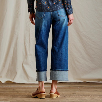 Kut from the Kloth® Sienna High-Rise Cuffed Wide-Leg Jeans - Orvis Essential