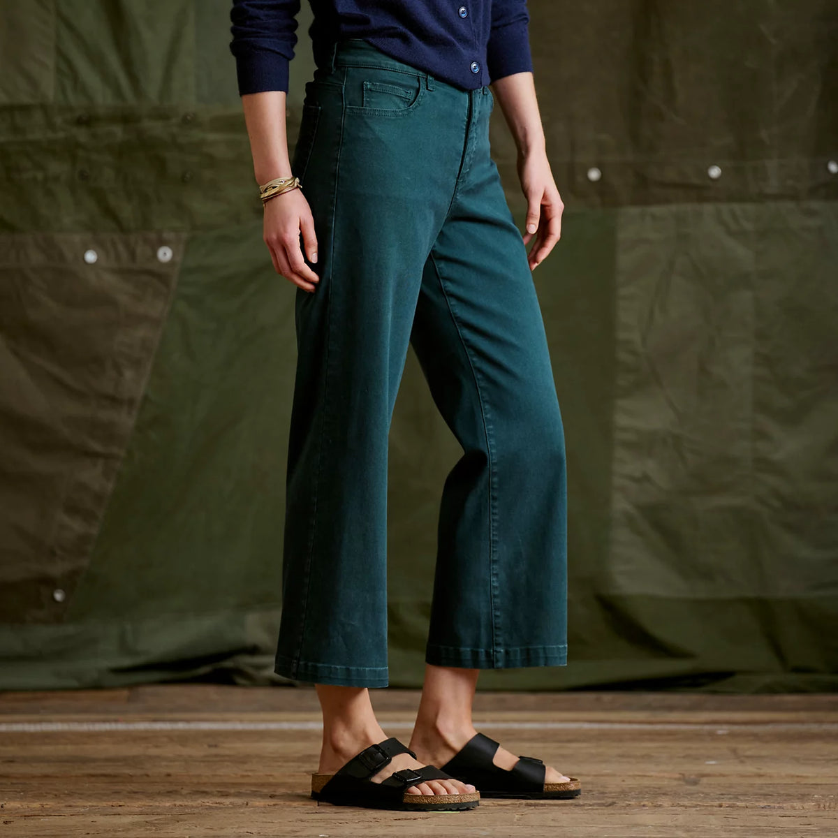 Kut from the Kloth® Charlotte Twill High-Rise Wide-Leg Jeans - Orvis Top Pick