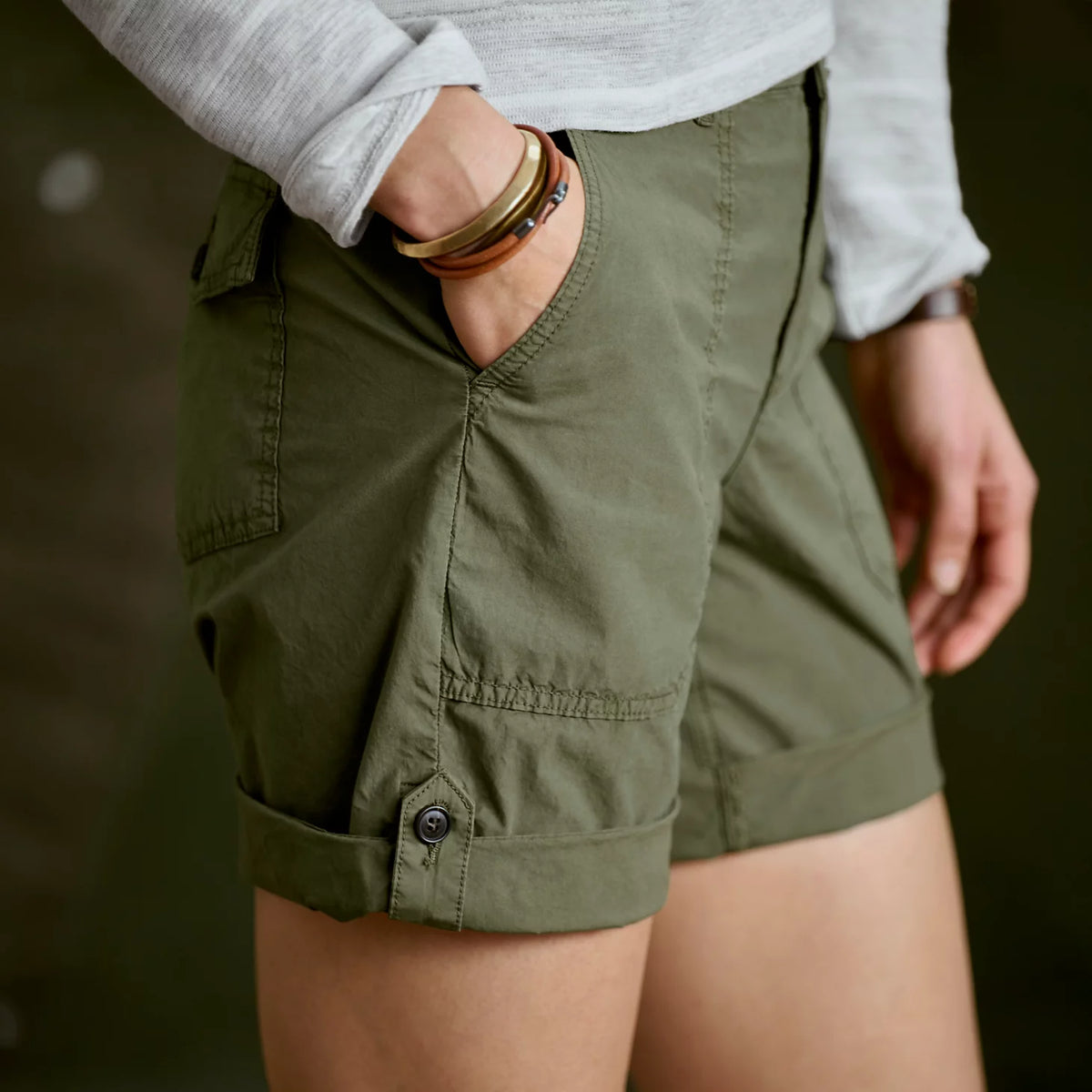 Women's 1856 Stretch Poplin 9" Utility Shorts - Orvis Special Offer