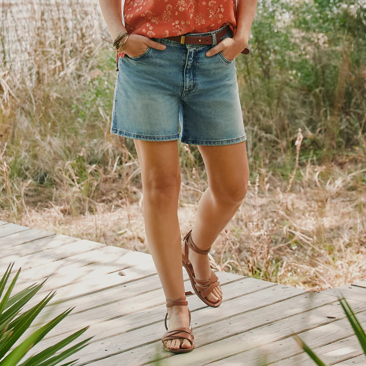 Kut from the Kloth® Jane High-Rise 4.5" Shorts - Orvis Everyday
