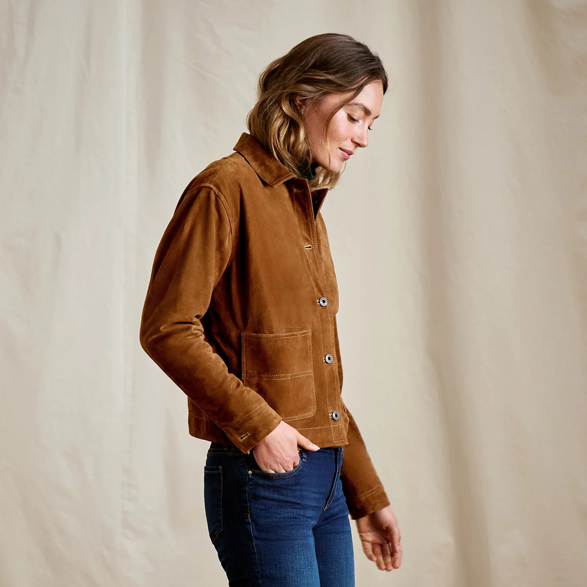 Women's Campfire Suede Jacket - Orvis Essential
