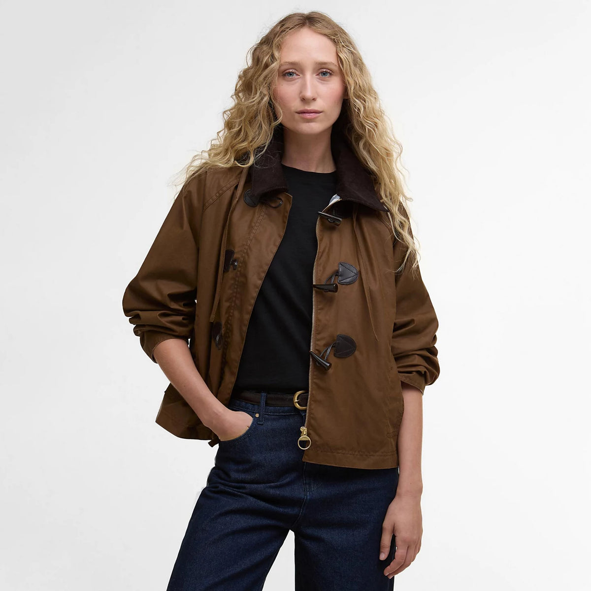 Barbour® Myra Waxed Duffle Coat - Orvis Essential