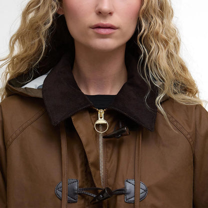 Barbour® Myra Waxed Duffle Coat - Orvis Essential