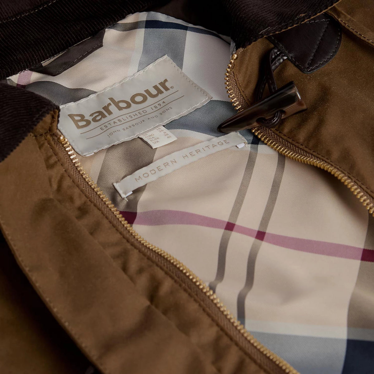 Barbour® Myra Waxed Duffle Coat - Orvis Essential