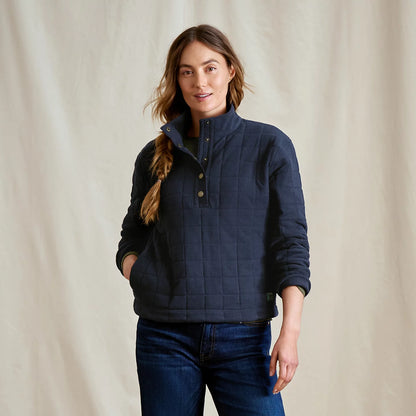 Women's Battenkill Quilted 1/2-Snap Sweatshirt - Orvis Smart Buy