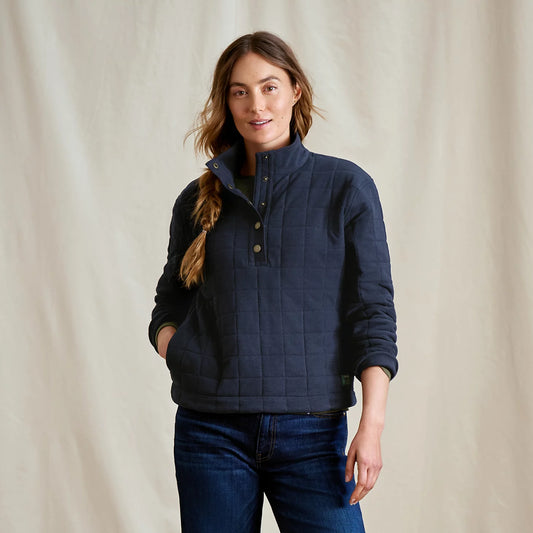 Women's Battenkill Quilted 1/2-Snap Sweatshirt - Orvis Smart Buy