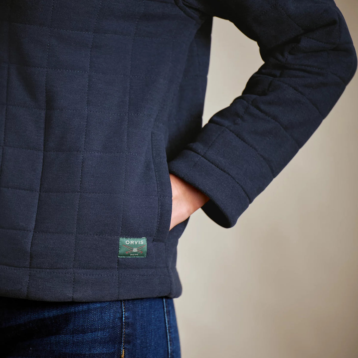 Women's Battenkill Quilted 1/2-Snap Sweatshirt - Orvis Smart Buy