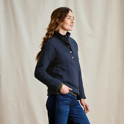 Women's Battenkill Quilted 1/2-Snap Sweatshirt - Orvis Smart Buy