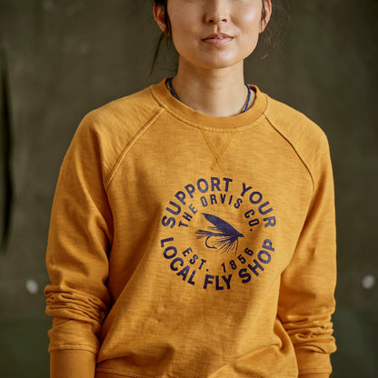 Women's Montana Morning® Graphic Crewneck Sweatshirt - Orvis Special Offer