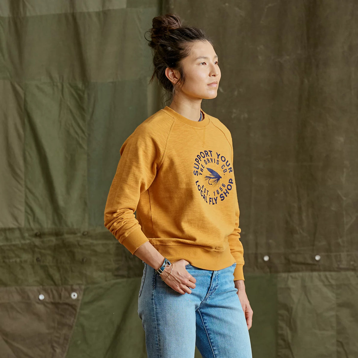 Women's Montana Morning® Graphic Crewneck Sweatshirt - Orvis Special Offer