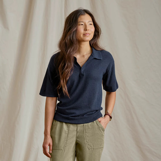 Featherweight Cashmere Polo Tee - Orvis Best Seller