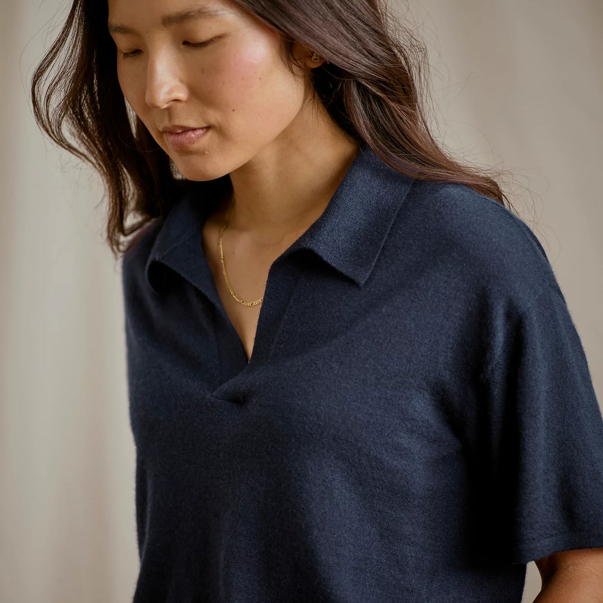 Featherweight Cashmere Polo Tee - Orvis Best Seller