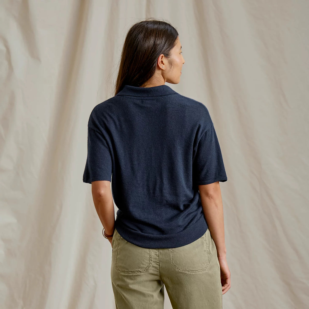 Featherweight Cashmere Polo Tee - Orvis Best Seller