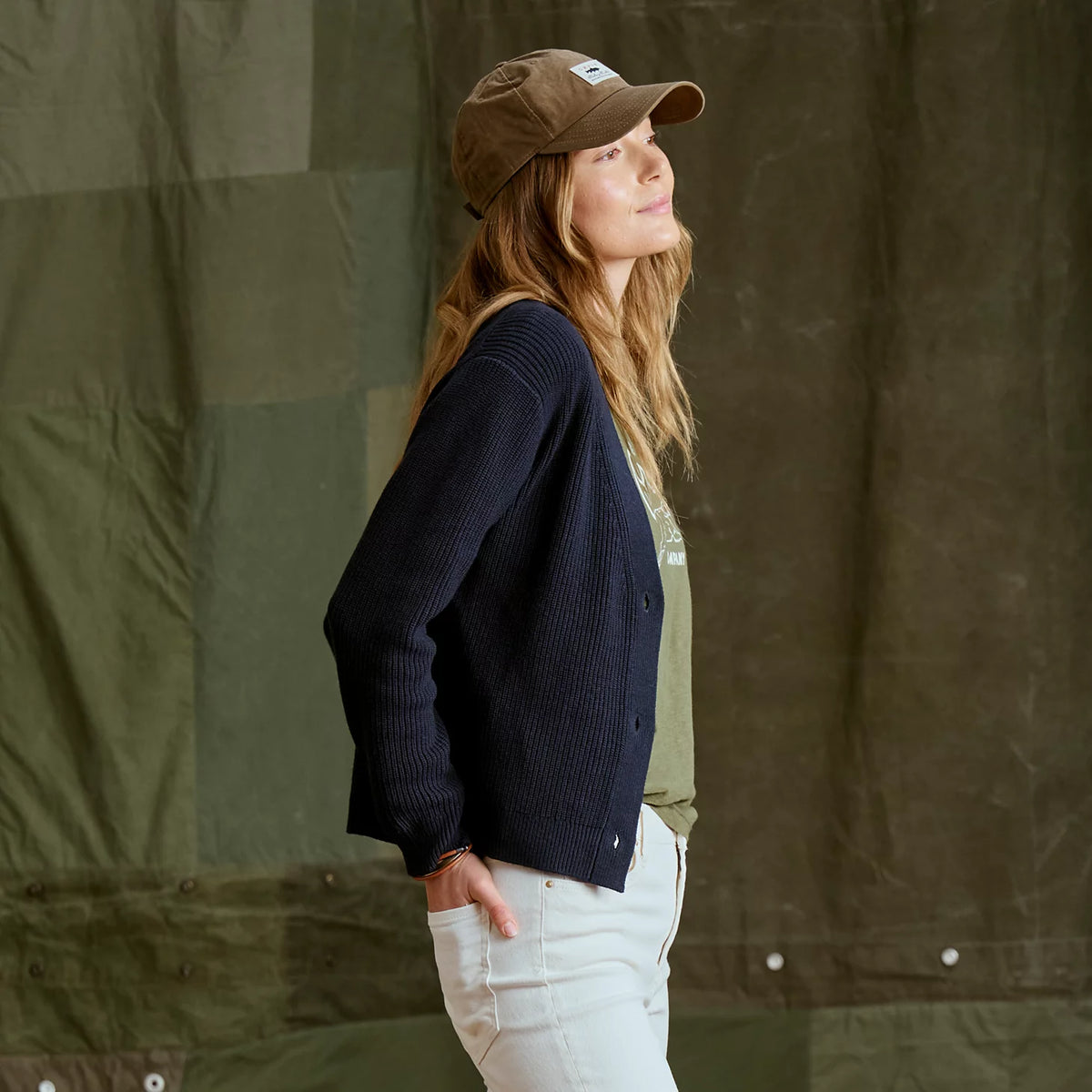 Ribbed Short Cardigan - Orvis Signature