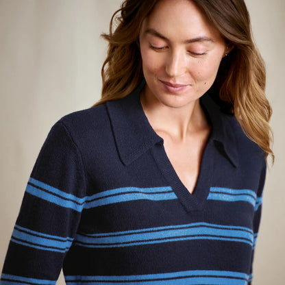 Brookside Striped Polo Sweater - Orvis Best Seller